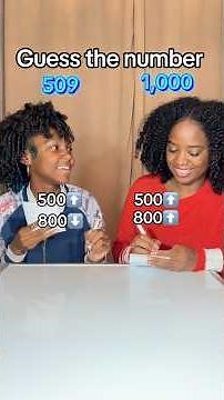 1-1000 GUESS THE NUMBER‼️🔥💙 #viral #trending #guessthenumberchallenge #familygames gameplay