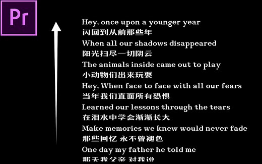 【1min小技巧】滚动字幕/电影片尾
