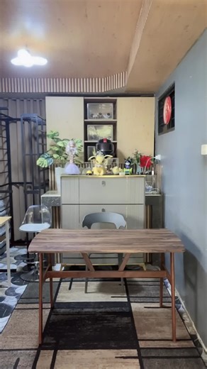 Vansy Wooden Office Table Study Table Long Computer Table Double Layer Storable Writing Desk 120/140CM Tables