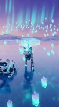❄️ RoboPup & RoboCat Explore the Frozen Moon! 🤖🐶🐱🌕✨ #AI #FuturePets #Shorts