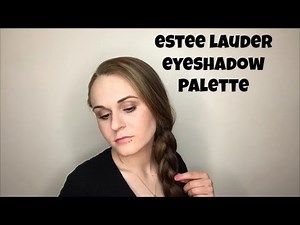 Estee Lauder Palette and Perfect Skin Makeup Tutorial | Alliecat