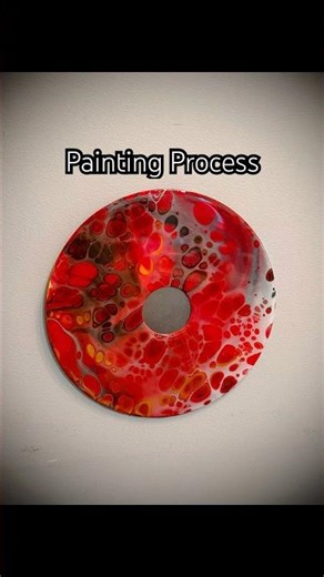 Fluid acrylic painting process and my music #paintingprocess #fluidartist #abstractart