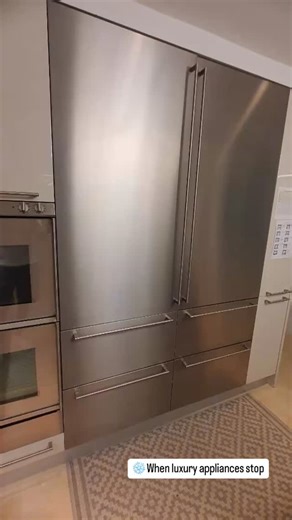 ❄️ When a luxury built-in fridge stops cooling… the fix has to be luxury too. Today we serviced this premium built-in refrigerator. From the outside flawless stainless steel. On the inside warm shelves and food starting to spoil. With built-ins, the usual culprits are: 🔧 poor ventilation behind the cabinet 🔧 faulty temperature sensor 🔧 frozen evaporator 🔧 failed circulation fan 🔧 installation gaps causing overheating Built-in refrigerators are beautiful but they’re also the most sensitive. 