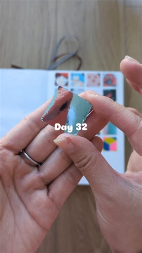 Jacqueline Mak on Instagram: "2026 Scrapbooking Tools: I x I inch square puncher Brown dotted notebook Double sided roller tape Scissors #shiny #artsandcrafts #journaling #crafting #collectingmoments"