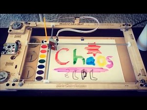 Our new WaterColor Bot in action! Swing by the CHAOS makerspace at our downtown location to give it a whirl! | Rapid City Public Library | Facebook