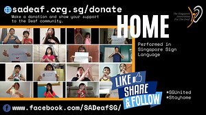 We know what "Home" sounds like. But what does it look like? Enjoy this lovely, unique and heartfelt version of the Singaporean classic "Home", as performed in Singapore Sign Language! Performed - where else, at home! - by SADeaf's Deaf Education department staff, the deaf students they serve in mainstream schools, as well as the students' families and their teachers from the mainstream schools, this is a tribute to all our frontline and essential workers. Sing along, and sign along! (Video leng