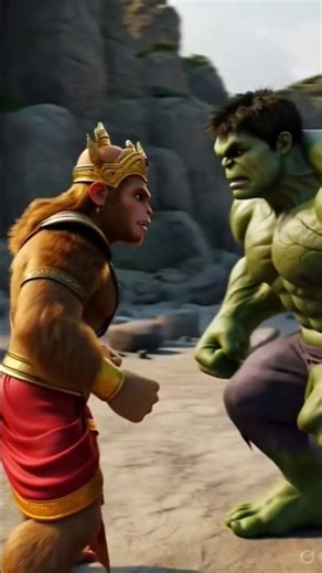 Hanuman versis Hulk figh new I trending video