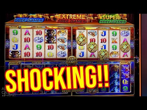 INSANELY RARE 4 SYMBOL SUPER FREE GAMES!! MASSIVE JACKPOT! WONDER 4 GOLD BOOST SLOT MACHINE!!