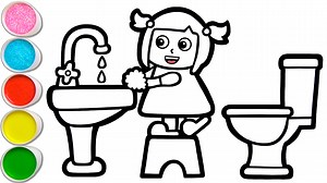 👉 youtube.com/@MagicFingersArt 👈 Hello! It's Sophia. Let's draw and paint WASHING HANDS WITH SOAP PICTURE together 🧼 Magic Fingers Art #magicfingersart | Magic Fingers Art