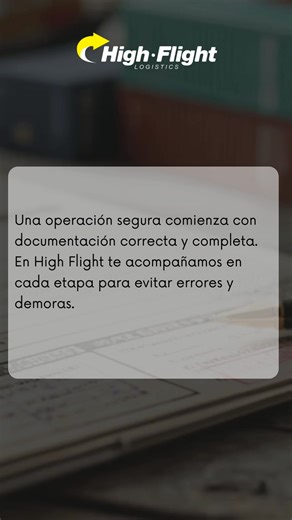 📄 La documentación define la viabilidad de una operación internacional. Una correcta emisión y coherencia entre factura comercial, packing list y certificados es clave para evitar observaciones aduaneras, demoras y costos adicionales. 👉 La precisión documental impacta directamente en la liberación de la carga y el cumplimiento normativo. En High Flight gestionamos la documentación como parte estratégica de la operación. #comercioexterior #documentacion #gestionaduanera #logisticainternacional 