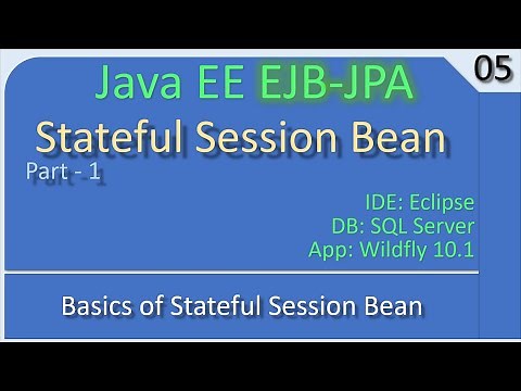 Stateful Session Bean | Part 1 - Basics | JavaEE EJB JPA Tutorials #05