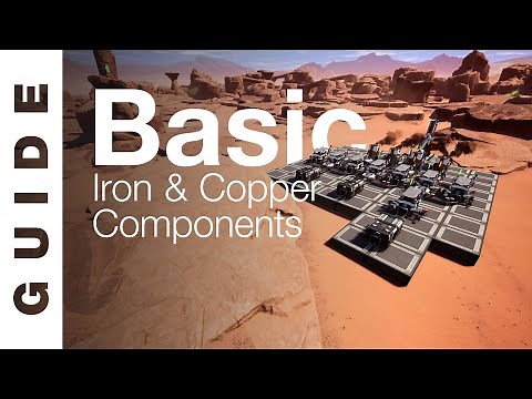 100% EFFICIENT Beginner Tier-1 Iron & Copper Components [SATISFACTORY GUIDE]