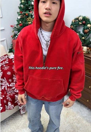 Red Hoodie Fashion: Unstoppable Style for Men