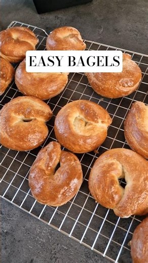 No boil bagels 🥯 Easy bagels recipe #bagels #bagelrecipe #madefromscratch #homecook #cottagecheese