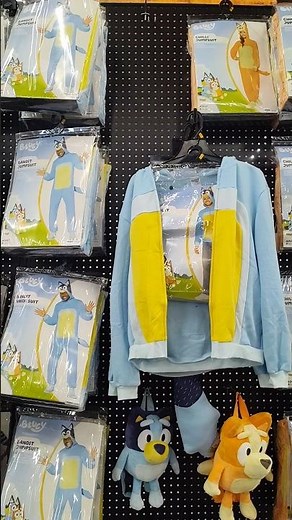 💙🧡Disney Bluey Bandit Bingo Cosplay Costumes Jumpsuit Spirit Halloween #shorts #viral #trending #fyp