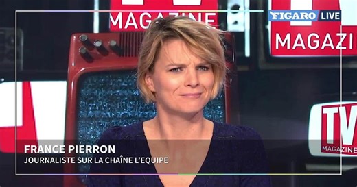 France Pierron : «Quand je suis arrivée sur la chaîne L’Équipe, mon style coquette détonnait»
