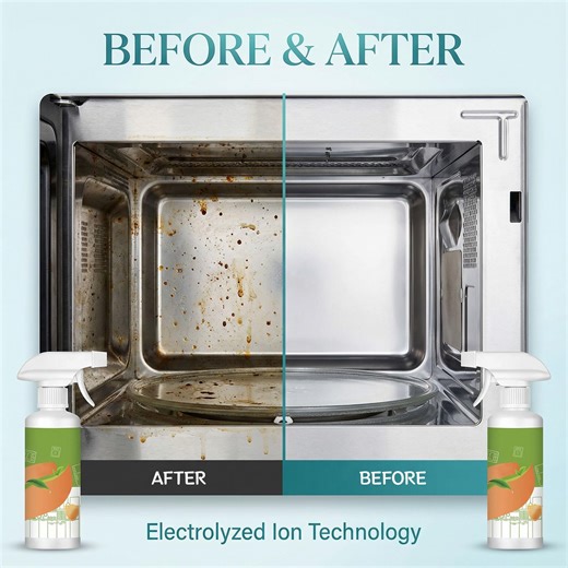 Electrolyzed Ion Kitchen Cleaner Spray，2026 new multi-functional high-efficiency kitchen cleaner, with natural enzymes, suitable for kitchen cookware