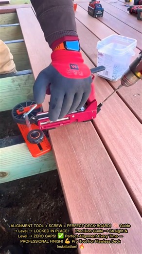 GENIUS DECK ALIGNMENT HACK! ⚡ Perfectly Straight + Level Every Single Board! 😲