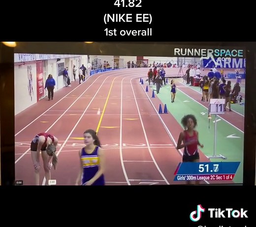 Exciting 300m Sprint Race at Track Meet