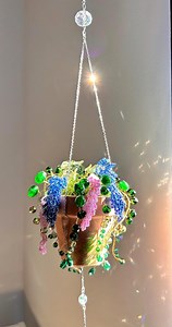 Beaded Wisteria , Beaded Plants , Forever Succulent , Suncatcher - Etsy