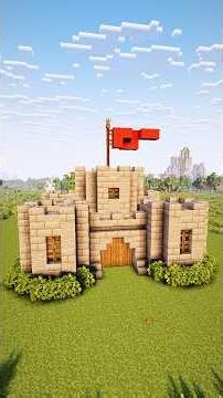 Starter Castle Tutorial In Minecraft 🏰