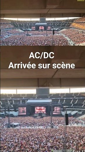 AC/DC arrivée sur scène ! génial !!!!!!!! #concert #2025 #paris #acdc #stadedefrance
