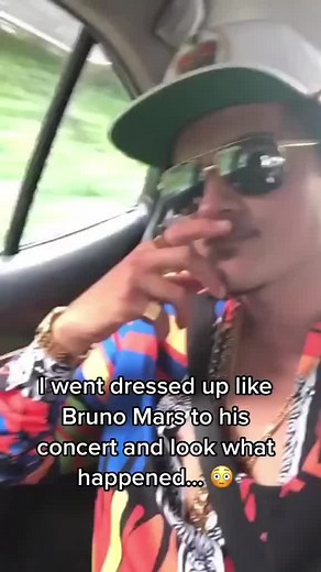 Dressed up Like Bruno Mars: Unexpected Reactions Revealed