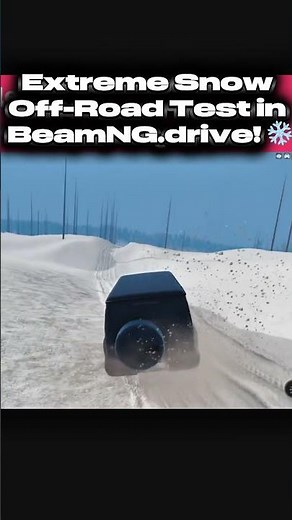 Extreme snow, off-road, twst drive BeamNG