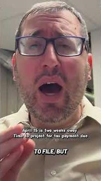 Two week left to make an extension payment #taxplanning #taxseason #taxstrategy