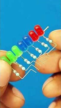 Easy Water Level Sensor with 5mm LEDs | DIY Project