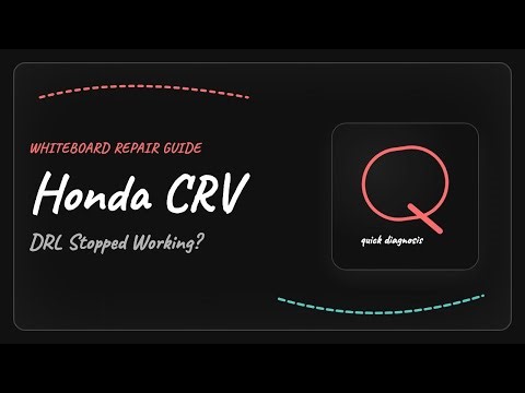 Honda CRV DRL Stopped Working: Relay and Bulb Replacement