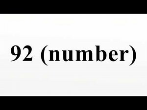 92 (number)