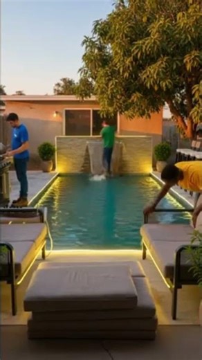 40 Minute Luxury Backyard Pool Transformation | From Dirt to Infinity Pool Paradise