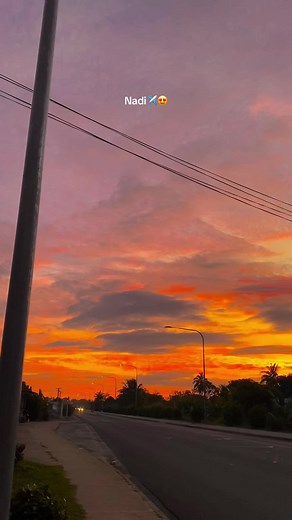 Breathtaking West Coast Sunset in Nadi, Fiji