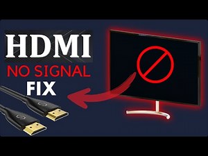 FIX HDMI CABLE NO SIGNAL ON PC MONITOR ?