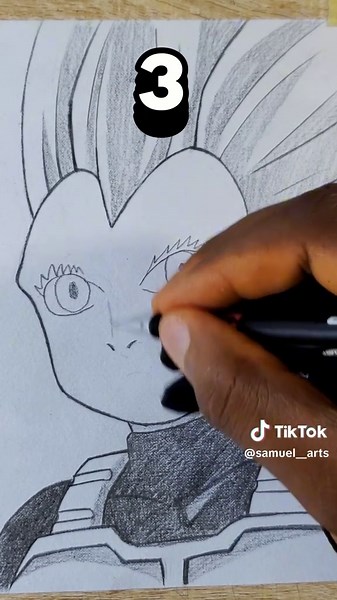 Kid Vegeta's Real Face: A Drawing Guide