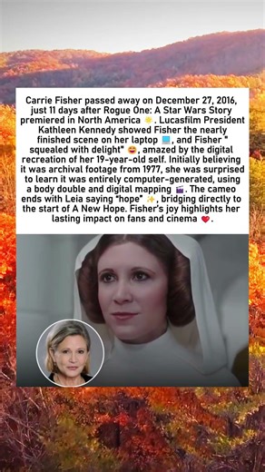 Carrie Fisher’s Digital Leia Cameo in Rogue One | True Story