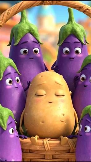 Aloo Kachaloo Beta Kahan Gaye The - Funny Potato Rhyme #KidsCartoon