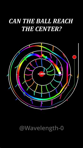 CAN THE BALL ESCAPE?🔥🔥 #ball #bounce #bouncingball #code #asmr #adhd #satisfying
