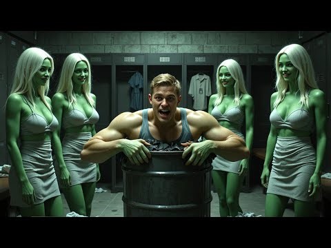 Human Hides in Alien Muscle Girls’ Laundry to Dodge Debt Collectors—Fails Miserably!#scifistory