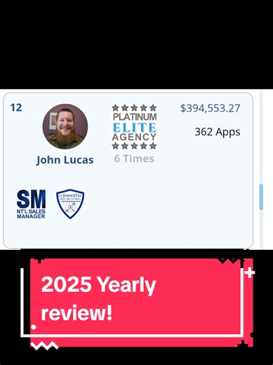 2025 was a challenging year for me! I broke out and started my own team, took a small step back in my production goals but I think the progress in building my agency makes up for it! super grateful for Unitrust and the opportunity here, if you want these kinds of numbers, hit me up and let's talk :). Overall I consider 2025 a stepping stone, failures are lessons and im taking 2026 by the balls baby! Here are my personal and agency issue Paid numbers for 2025! #sales #insurance #unitrust #lifeins