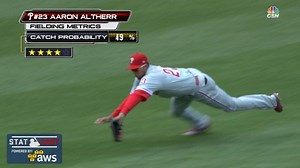 Statcast: Altherr's diving grab