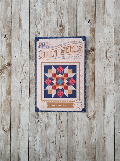 Americana Quilt Seeds Americana Star No. 1 Quilt Pattern Lori Holt of Bee in My Bonnet #ST-40890, Riley Blake Designs - Etsy