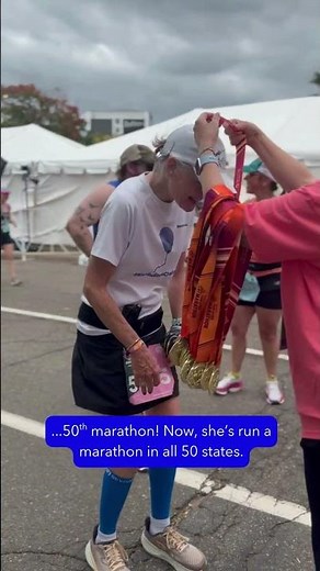 MiniMed Champion Linda completed 50 marathons - one in each state!