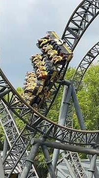 The Smiler’s First Half 🤪 🌀 #altontowersresort #rollercoaster #amusementpark #themepark
