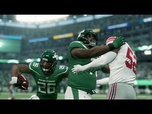Madden 20 Gameplay New York Giants vs New York Jets (Madden NFL 20 Gameplay)