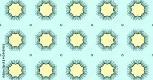 Looped frivolous background in children's cartoon style. Endless fun background in abstract freehand drawing style.