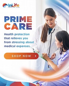 InLife Prime Care lets you focus on your recovery from the most critical illnesses without undergoing financial pressure. Get lump sum cash benefits upon diagnosis of critical illness, receive monthly cash allowances for your recovery expenses, and secure additional lump sum cash in case of total and permanent disability. Access all of these plus other benefits that would help you experience a lifetime for good by discovering more about InLife Prime Care at https://www.inlifestore.com.ph/prime-c