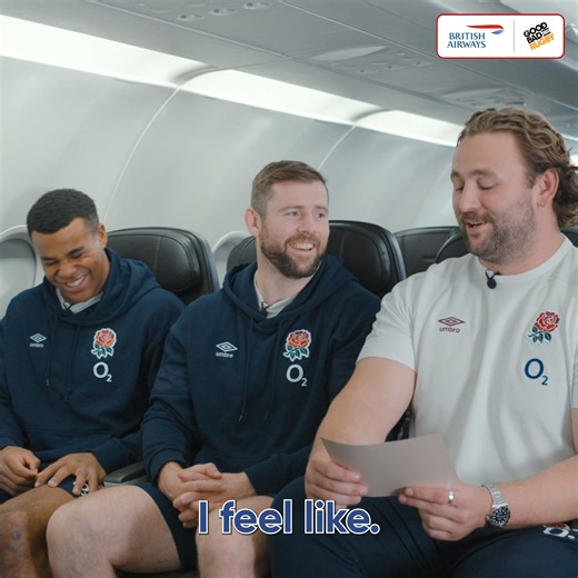 "Why'd you have to go so weird with it?" 🤣 To find out why the England Rugby stars were at British Airways’ HQ, keep an eye on our YouTube channel! GBR's England coverage is in partnership with British Airways #englandrugby | The Good, The Bad & The Rugby