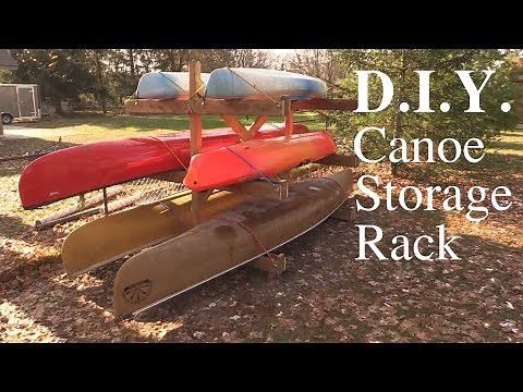 Canoe Storage Rack D.I.Y.